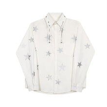 Load image into Gallery viewer, Starry Sky Print Loose-Fit Shirt
