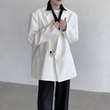 Load image into Gallery viewer, White Suit Jacket with Metal Buttons

