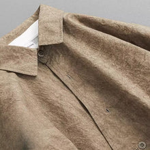 Load image into Gallery viewer, Retro Irregular Placket Casual Shirt
