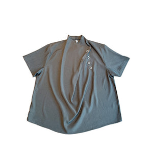 Irregular Loose Button-down Shirt