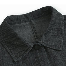 Load image into Gallery viewer, Square Neck Raw Edge Denim Vest Patchwork Jeans Two-Piece Set

