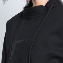 Load image into Gallery viewer, Fake Two-piece Stand-up Collar Casual Sweatshirt
