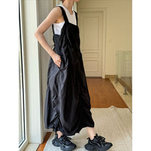 Load image into Gallery viewer, Women's Casual Drawstring Ruched Cargo Jumper Dress
