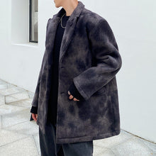 Load image into Gallery viewer, Shoulder Pad Wool Tie-dye Suit Jacket
