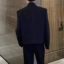 Load image into Gallery viewer, Heavily Beaded Diamond-encrusted Collarless Suit Jacket
