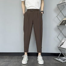Load image into Gallery viewer, Casual Slim-Fit Cropped Trousers
