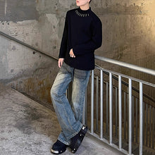 Load image into Gallery viewer, Half Turtleneck Loose Solid Color Bottoming Shirt
