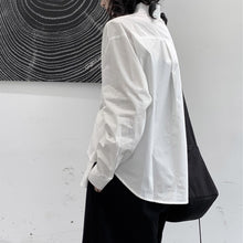 Load image into Gallery viewer, Loose Asymmetrical Button Shirt
