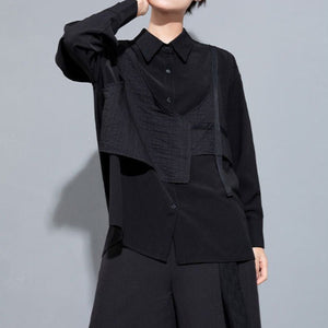 Fake Two-piece Loose Casual Shirt