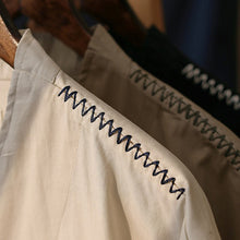 Load image into Gallery viewer, Hand-stitched Summer Vintage Short-sleeved Shirt
