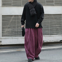 Load image into Gallery viewer, Japanese Embroidered Oversized Corduroy Pants
