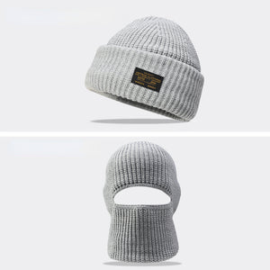 Retro Black Warm Knitted Hat