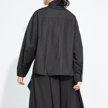 Load image into Gallery viewer, Women's Layered Ruffle Scarf Collar Long Sleeve Shirt
