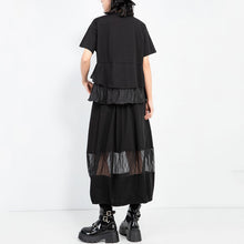 Load image into Gallery viewer, Summer Elastic Waist Splicing Lantern Skirt
