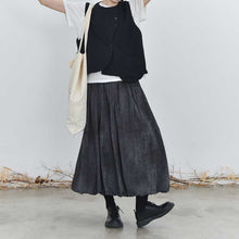 Load image into Gallery viewer, Japanese Retro Patchwork Pocket Vest
