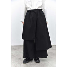 Load image into Gallery viewer, Women‘s Irregular Color-blocked Faux Two-piece Casual Skirt Pants
