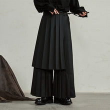 Load image into Gallery viewer, Detachable Samurai Wide Leg Pleated Culottes
