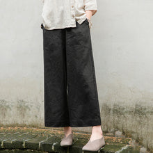 Load image into Gallery viewer, Drawstring Linen Thin Wide-Leg Pants
