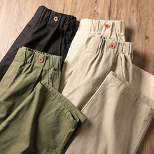 Load image into Gallery viewer, Wide-leg Cotton Loose Japanese Retro Casual Trousers
