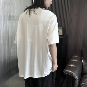 Loose Irregular Slit T-shirt