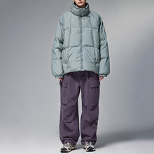 Load image into Gallery viewer, Solid Color High Collar Warm Down Jacket
