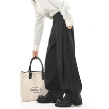 Load image into Gallery viewer, Straight Wide-leg Draped Trousers
