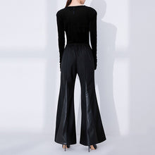 Load image into Gallery viewer, Vintage Patchwork Bootcut Trousers
