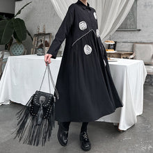 Load image into Gallery viewer, 3D Flower Loose A-line Dress
