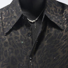Load image into Gallery viewer, Leopard-print Casual Long-sleeve Shirt
