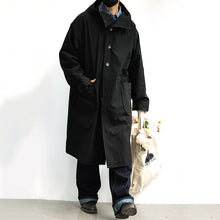 Load image into Gallery viewer, Japanese Retro Hooded Over-the-knee Coat

