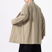 Load image into Gallery viewer, Retro Mid-length Zen-style Coat
