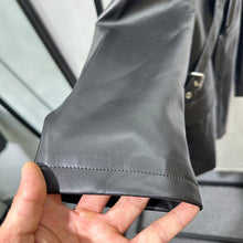Load image into Gallery viewer, Vintage Pu Leather Suit Jacket
