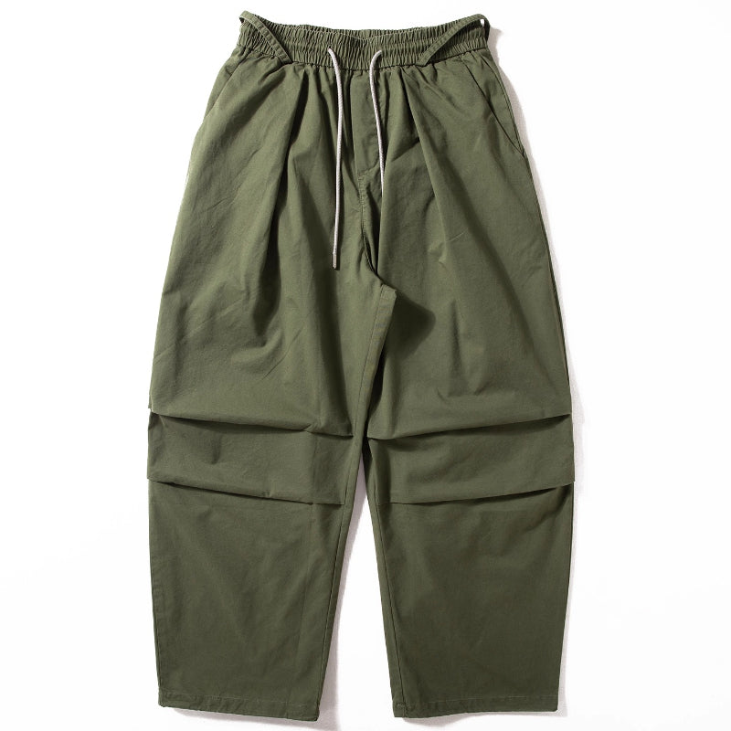 Vintage Pleated Loose Casual Trousers