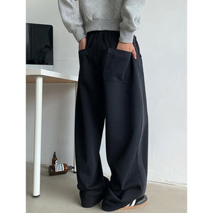 American Retro Tie-dye Ribbon Drape Machete Sweatpants