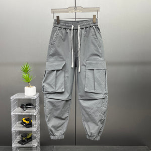 Retro Casual Workwear Ninth Pants