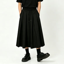 Load image into Gallery viewer, Japanese High-Waisted Pleated Casual Culottes

