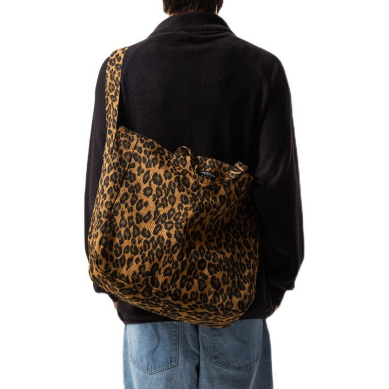 Vintage Leopard Print Large Capacity Shoulder Bag