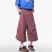 Load image into Gallery viewer, Loose Straight Wide-leg Casual Cropped Trousers
