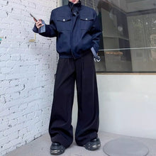 Load image into Gallery viewer, American Retro Plaid Patchwork Faux Two-piece Jacket
