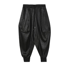 Load image into Gallery viewer, Shiny Loose Drape Casual Pants
