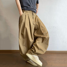 Load image into Gallery viewer, Retro Pleated Lantern Cuff Overalls
