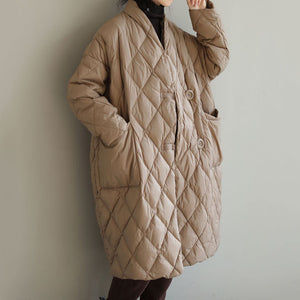 Long Above-the-knee Loose Lightweight Jacket