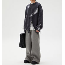 Load image into Gallery viewer, Ripped Tassel Distressed Sweater
