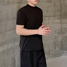 Load image into Gallery viewer, Slim High Elastic Cotton Half Turtleneck T-shirt
