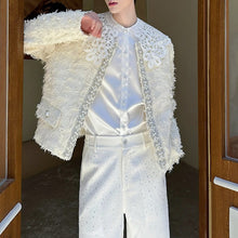 Load image into Gallery viewer, French-style Beaded Three-dimensional Embellished Cardigan
