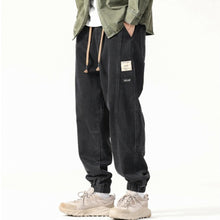 Load image into Gallery viewer, Heavyweight Loose Washed Denim Cargo Jogger Pants
