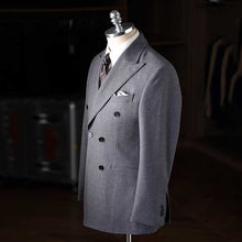 Load image into Gallery viewer, Italian Double-breasted Casual Business Suit
