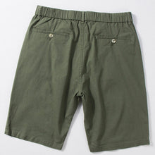 Load image into Gallery viewer, Thin Cotton and Linen Basic Solid Color Straight Loose Shorts
