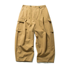 Load image into Gallery viewer, Large Pocket Casual Loose Trousers
