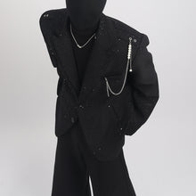Load image into Gallery viewer, Pearl Necklace Loose Casual Blazer
